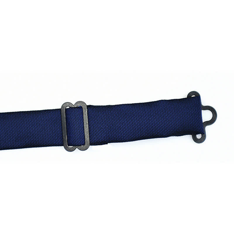 Nœud papillon en métal mat et strass pour homme