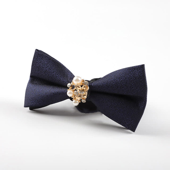 Nœud papillon de smoking formel en perles pour homme