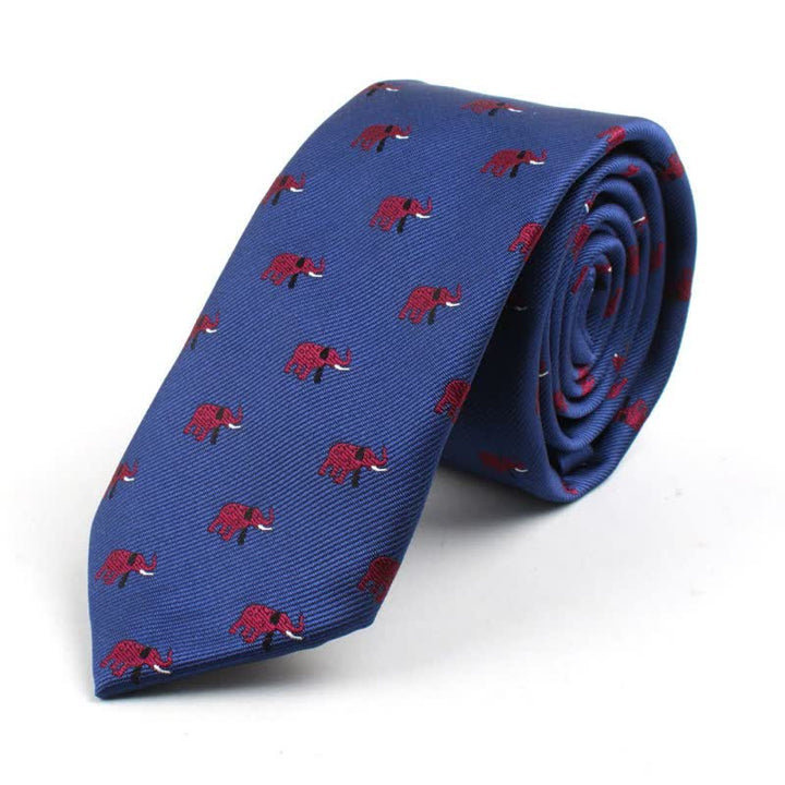 Cravate pour homme à motifs de dessins animés mignons 