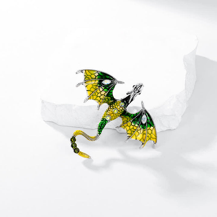 Broche unisexe Legand Flying Dragon