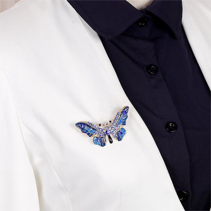 Broche papillon de conte de fées élégante pour femme