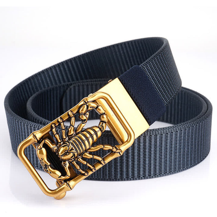 Ceinture simple en nylon pour homme King Scorpion