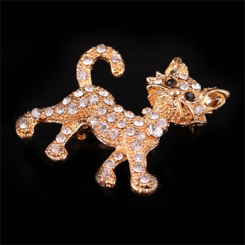Broche chat mignon pour femme