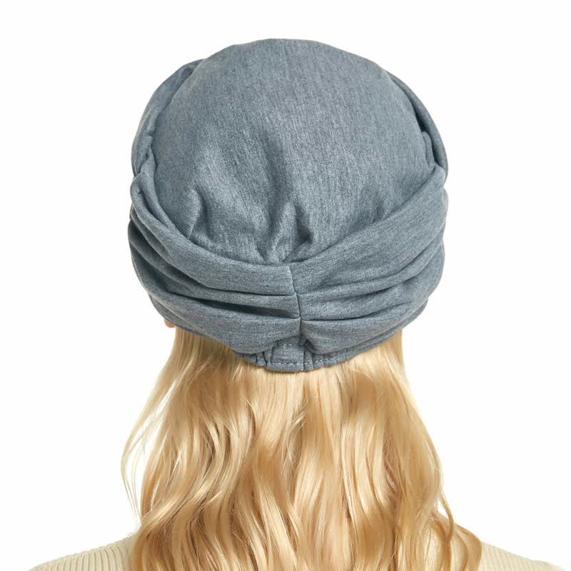 Casquette de baseball plissée à bord souple pour femme