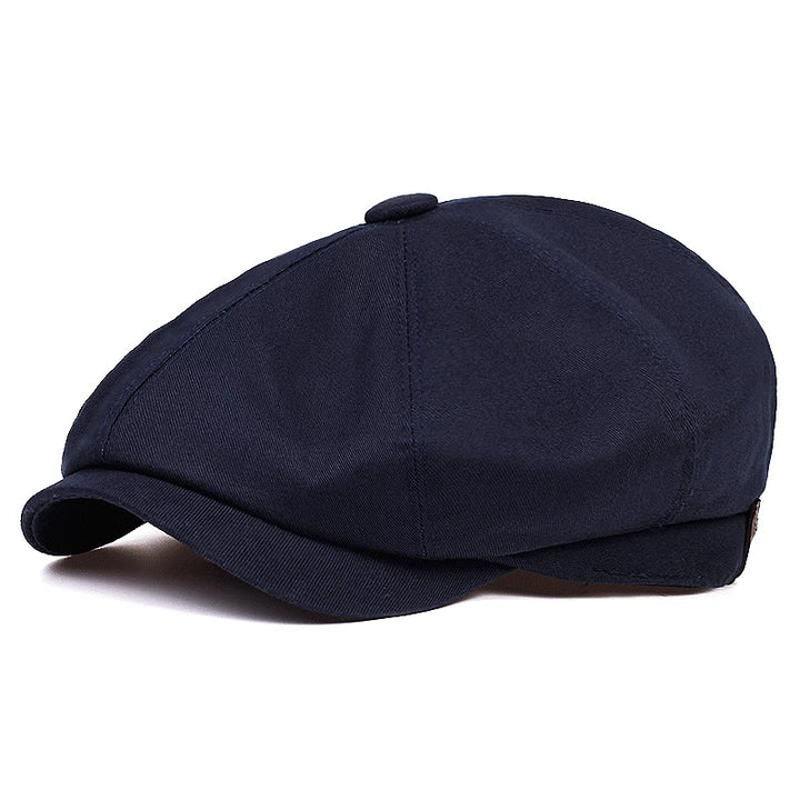 Casquette béret octogonale en coton de gavroche britannique