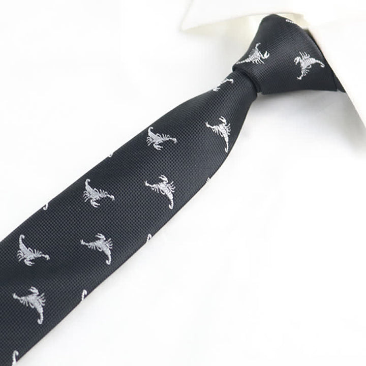 Cravate pour homme à motifs animaliers amusants
