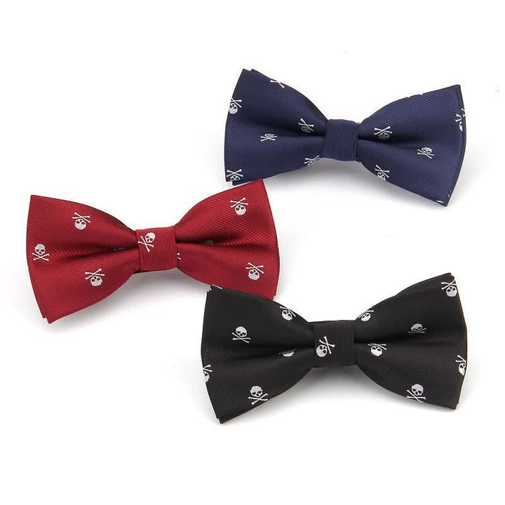 Nœud papillon squelette d'Halloween pour homme