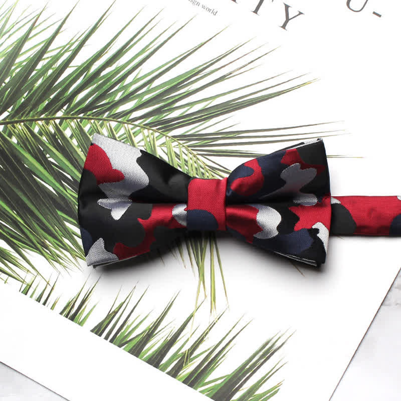 Nœud papillon pour homme à motif camouflage sauvage