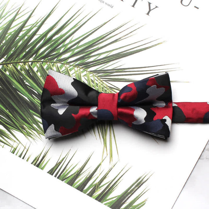 Nœud papillon pour homme à motif camouflage sauvage
