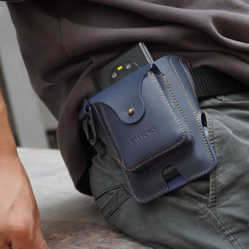 Sac banane en cuir pour téléphone portable