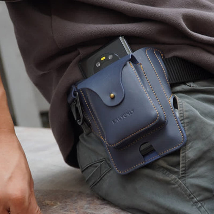 Sac banane en cuir pour téléphone portable