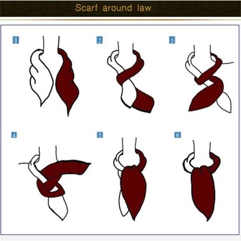 Cravate Ascot Royal Red Dark Horse Riding Pattern - image 1