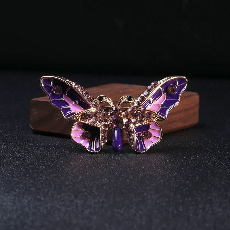 Broche papillon de conte de fées élégante pour femme