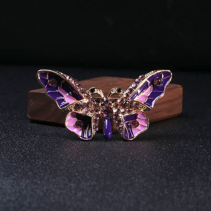 Broche papillon de conte de fées élégante pour femme