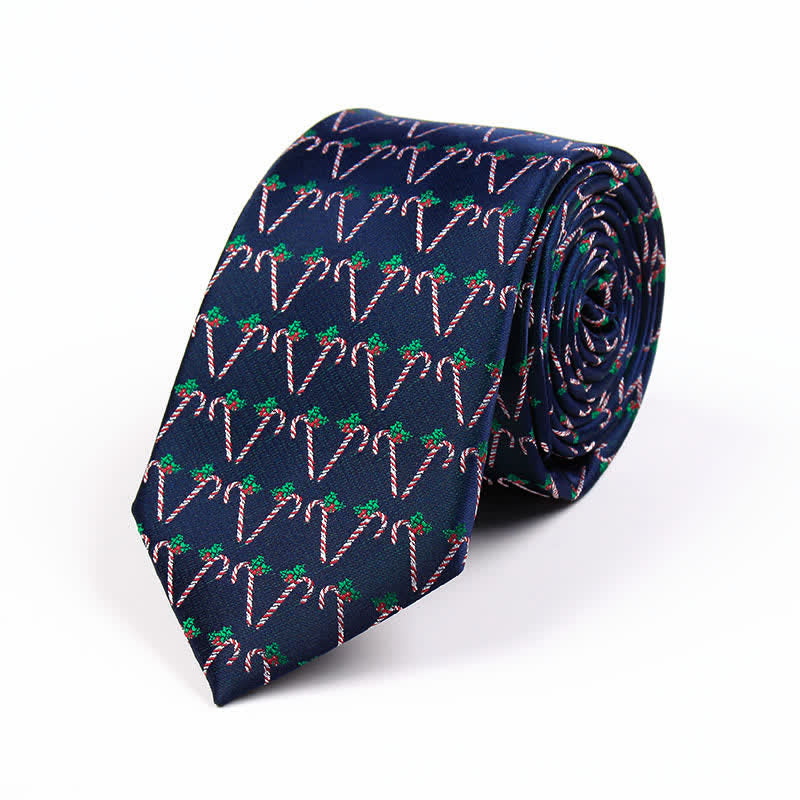 Cravate fantaisie pour homme avec motif Père Noël