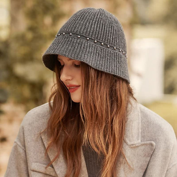 Chapeau bob à perles pour femme pour les vacances