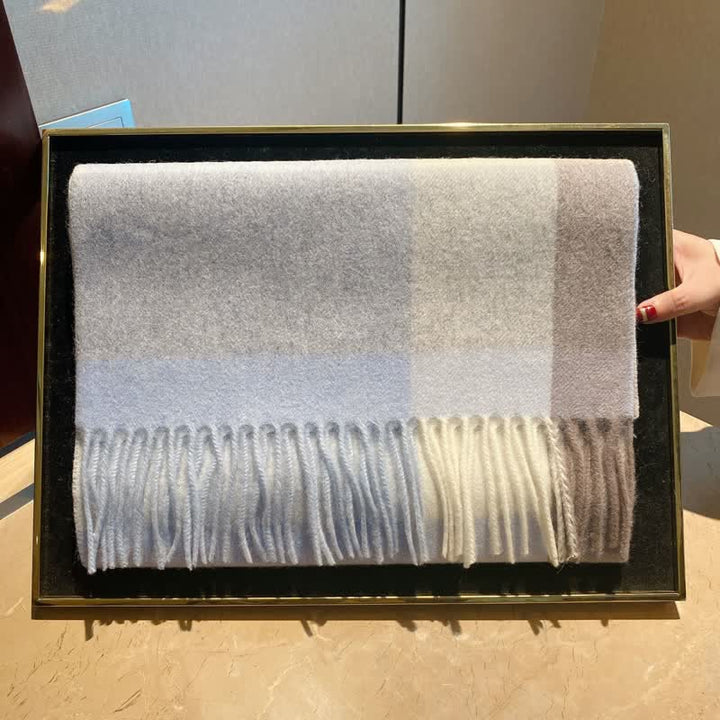 Écharpe unisexe en cachemire à carreaux Edinburgh Big Warm
