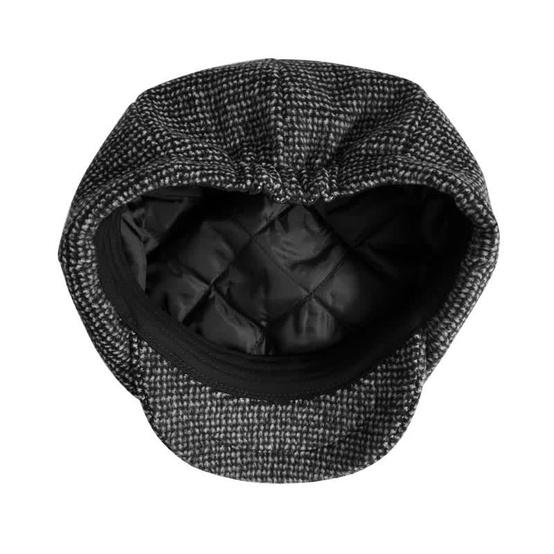 Béret octogonal à petits carreaux Gatsby - image 5