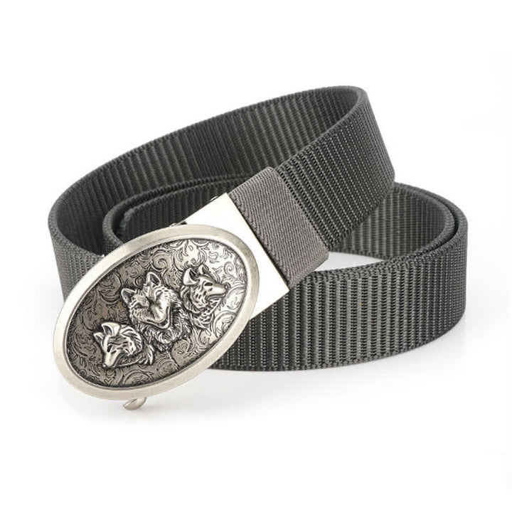 Ceinture en nylon simple pour hommes Hungry Wolves