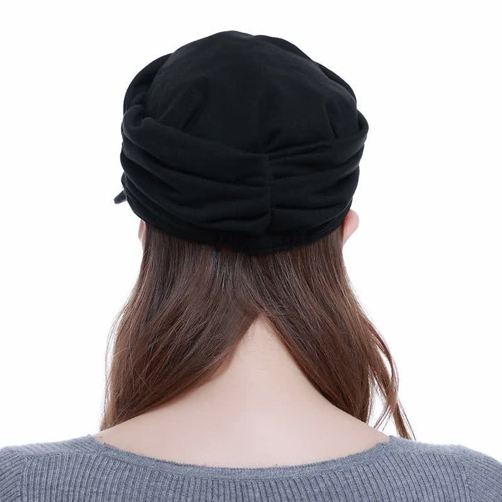 Casquette de baseball plissée à bord souple pour femme