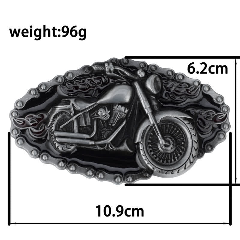 Ceinture en cuir style motard punk rock pour homme