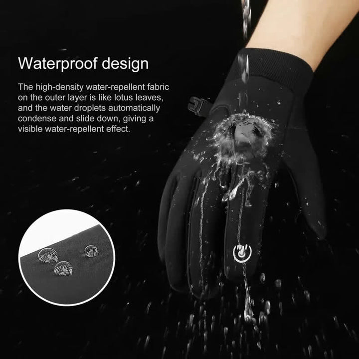 Gants tactiques extensibles pour écran tactile d'équitation d'hiver