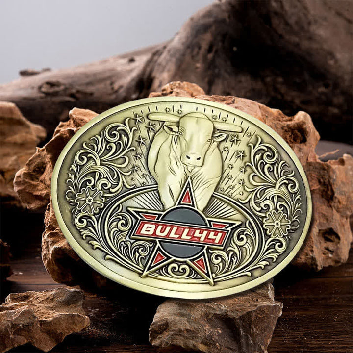 Ceinture en cuir avec boucle porte-bière créative Raging Bull pour homme