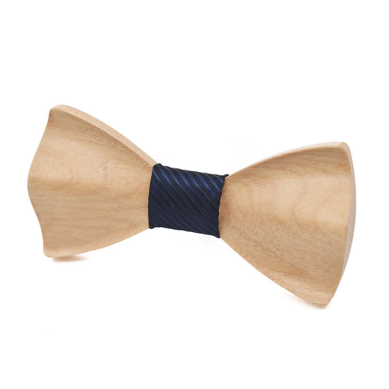 Noeud papillon classique en bois d'érable pour homme