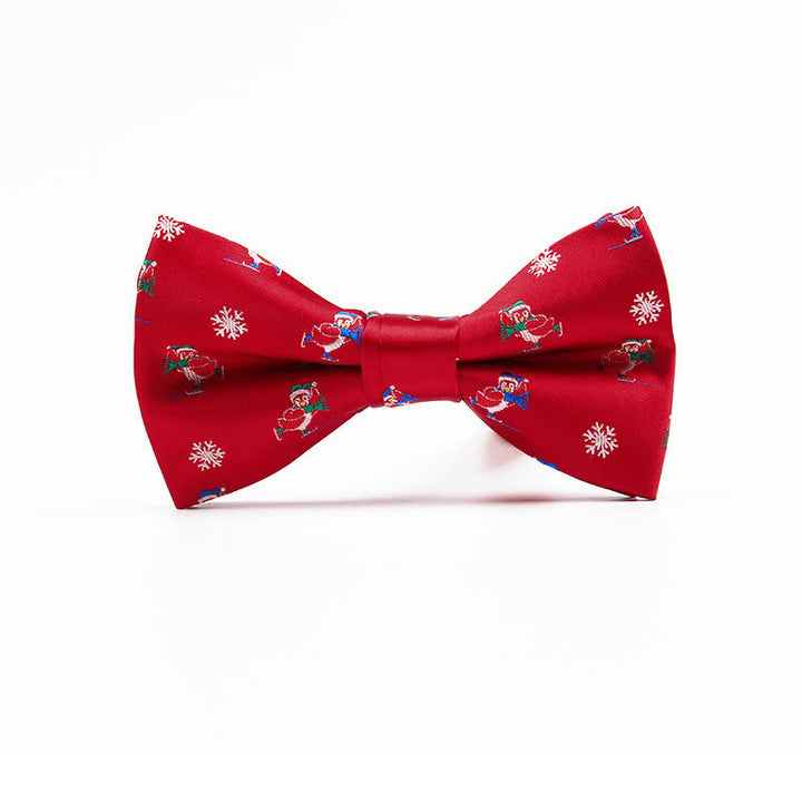 Noeud papillon fantaisie pour homme avec motif de Noël