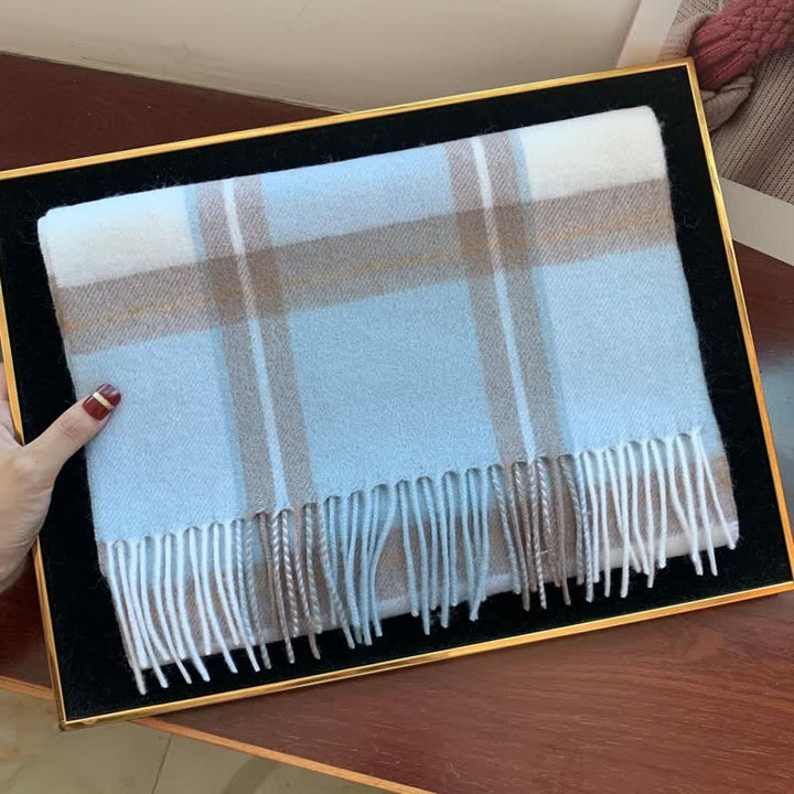 Écharpe unisexe Lamb Edinburgh à carreaux, grande et chaude - #33 - image 52