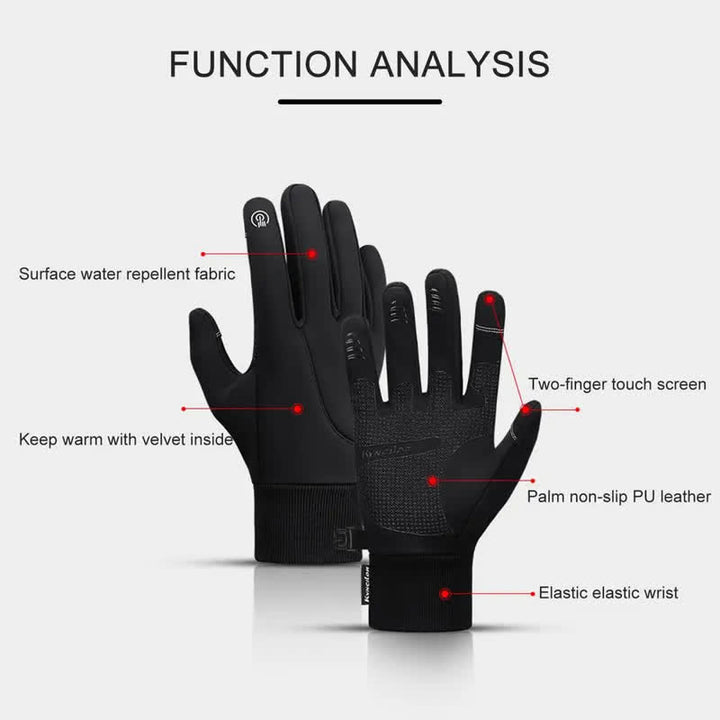 Gants tactiques extensibles pour écran tactile d'équitation d'hiver