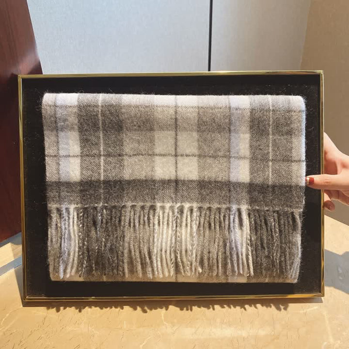 Écharpe unisexe Lamb Edinburgh à carreaux, grande et chaude - #15 - image 31