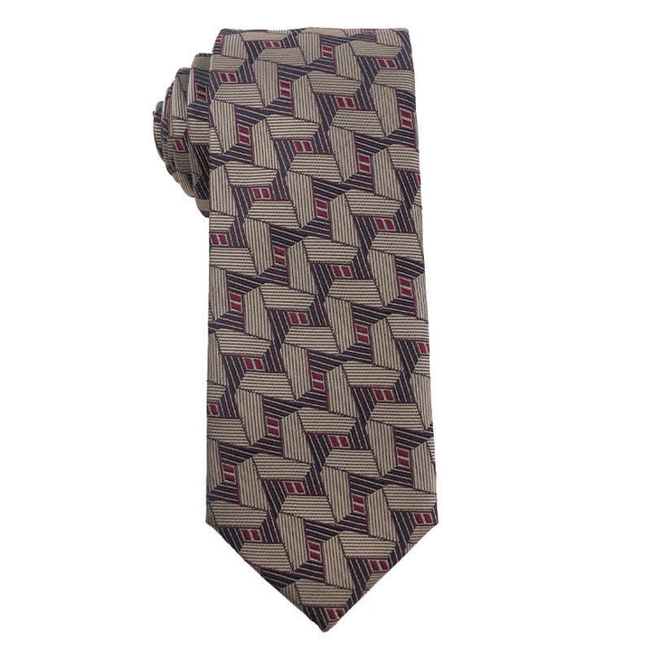 Cravate pour homme de la série British Khaki Champagne