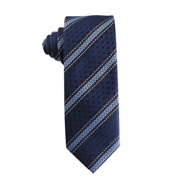 Cravate pour homme de la série Dynamic Shade of Blue - Rayé - image 4
