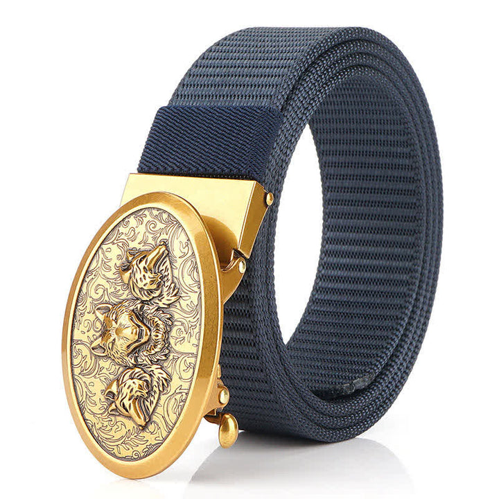 Ceinture en nylon simple pour hommes Hungry Wolves
