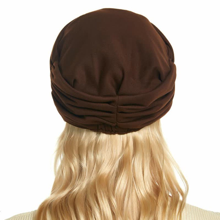 Casquette de baseball plissée à bord souple pour femme