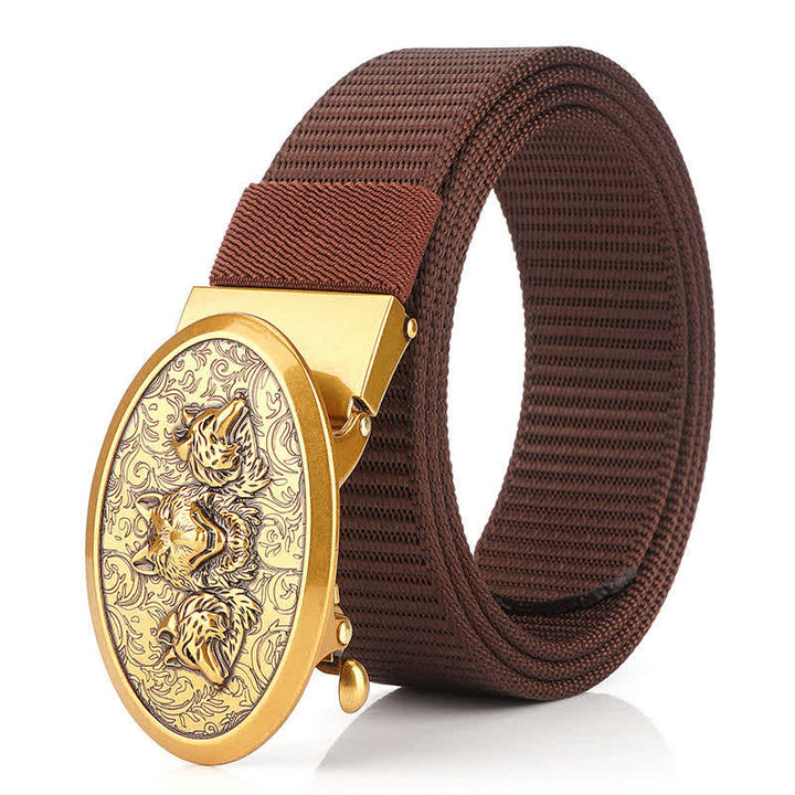 Ceinture en nylon simple pour hommes Hungry Wolves