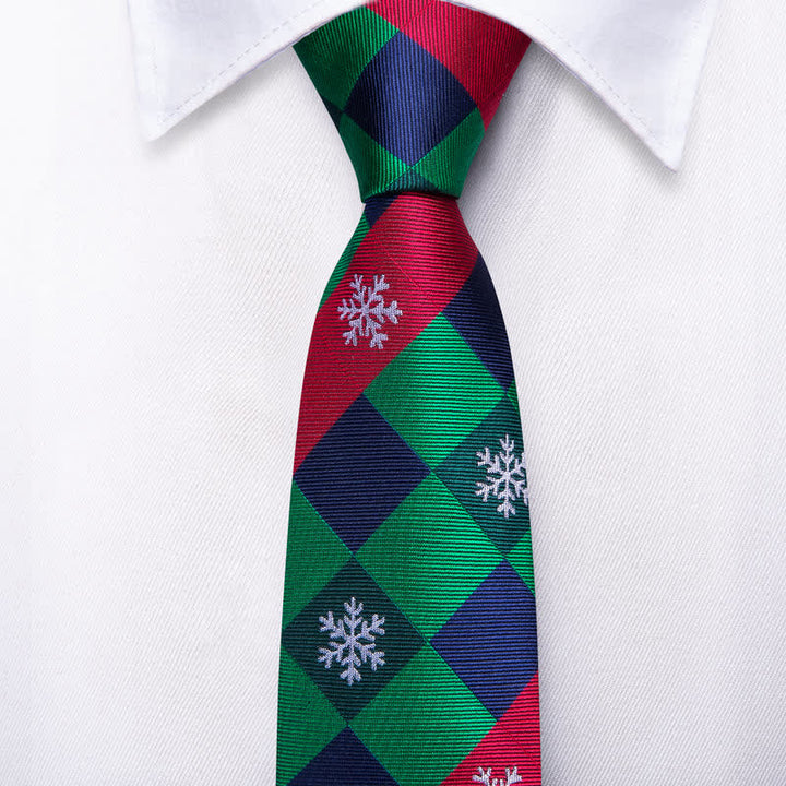 Cravate fantaisie pour homme avec motif Père Noël
