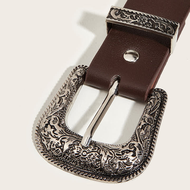Superbe ceinture en cuir à rivets style punk pour femme