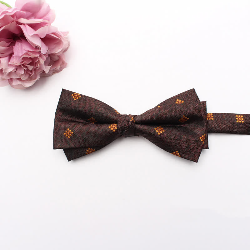 Nœud papillon géométrique pour homme