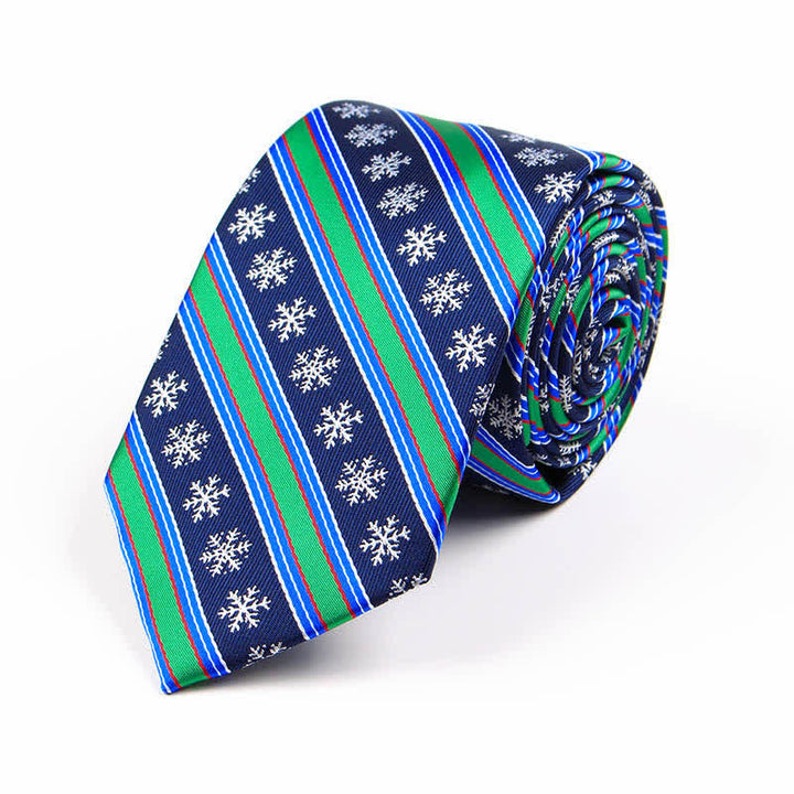 Cravate fantaisie pour homme avec motif Père Noël