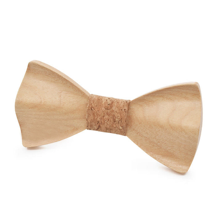 Noeud papillon classique en bois d'érable pour homme