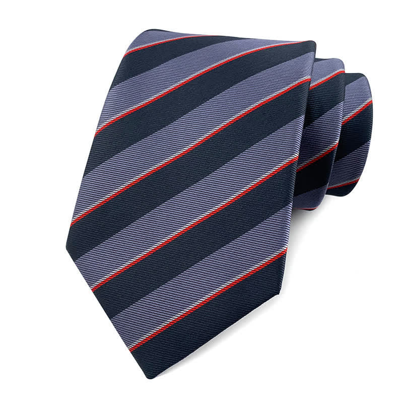 Cravate de bureau traditionnelle à rayures Repp pour homme