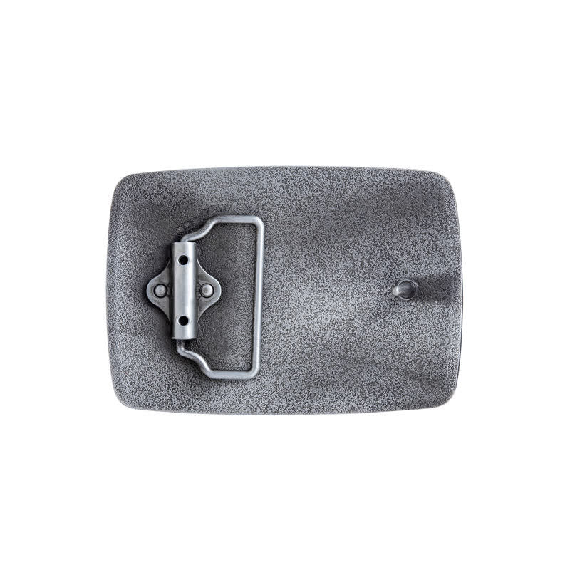 Ceinture en cuir à boucle pour homme avec motif d'aigle planant dans un ciel de rêve