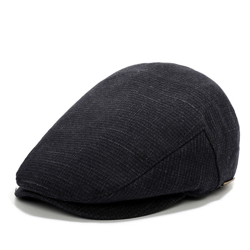 Casquette plate Sport Ivy avec béret à cache-oreilles - Grille noire - Réglable (environ 22"-23 5/8") - image 6