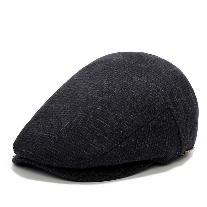 Casquette plate Sport Ivy avec béret à oreillettes - Grille noire - Réglable (environ 22"-23 5/8") - image 6