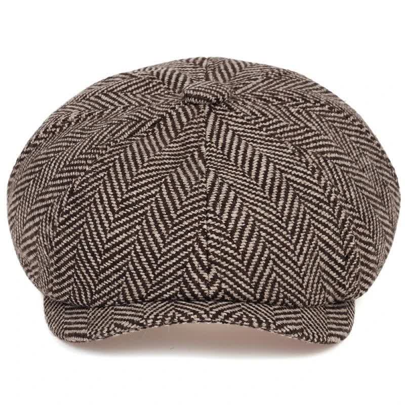 Casquette béret octogonale à chevrons Peaky Blinders