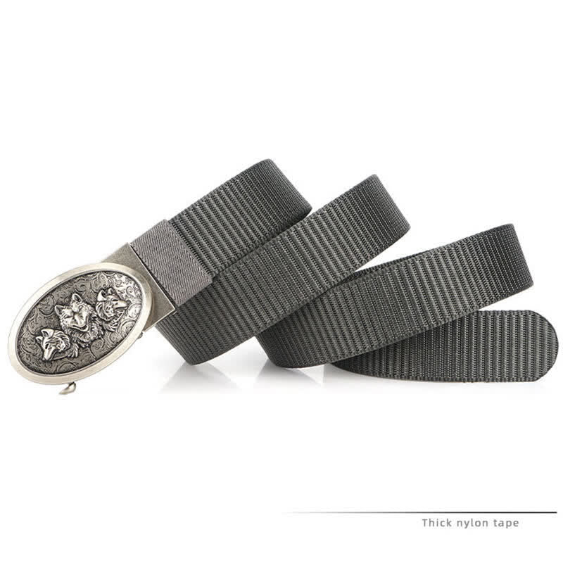 Ceinture en nylon simple pour hommes Hungry Wolves