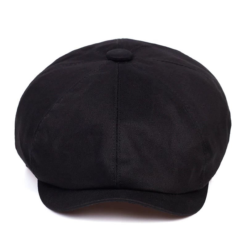 Casquette béret octogonale en coton de gavroche britannique