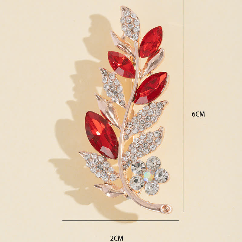 Broche Feuilles Bohème Femme